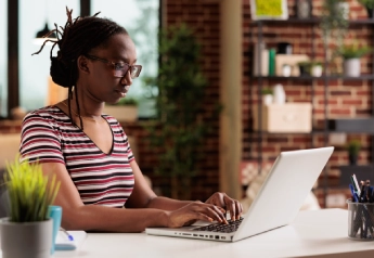 Remote employee applying training to improve on-the-job performance