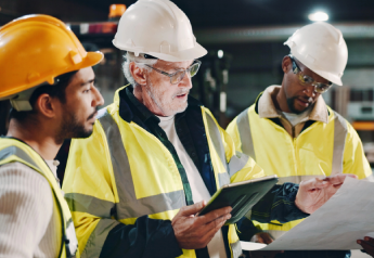 small business operations team reviewing capacity staffing and production constraints