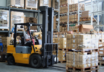 warehouse forklift operations demonstrating standard work and supply chain control discipline