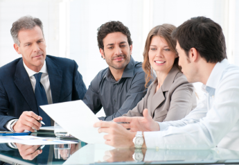 Business leaders aligning learning and development strategy to company performance goals
